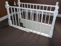 Broken and widely spaced stair rails